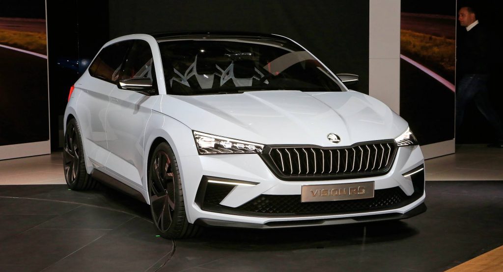  245PS Skoda Vision RS Electrified Hot Hatch Concept Revealed In The Metal