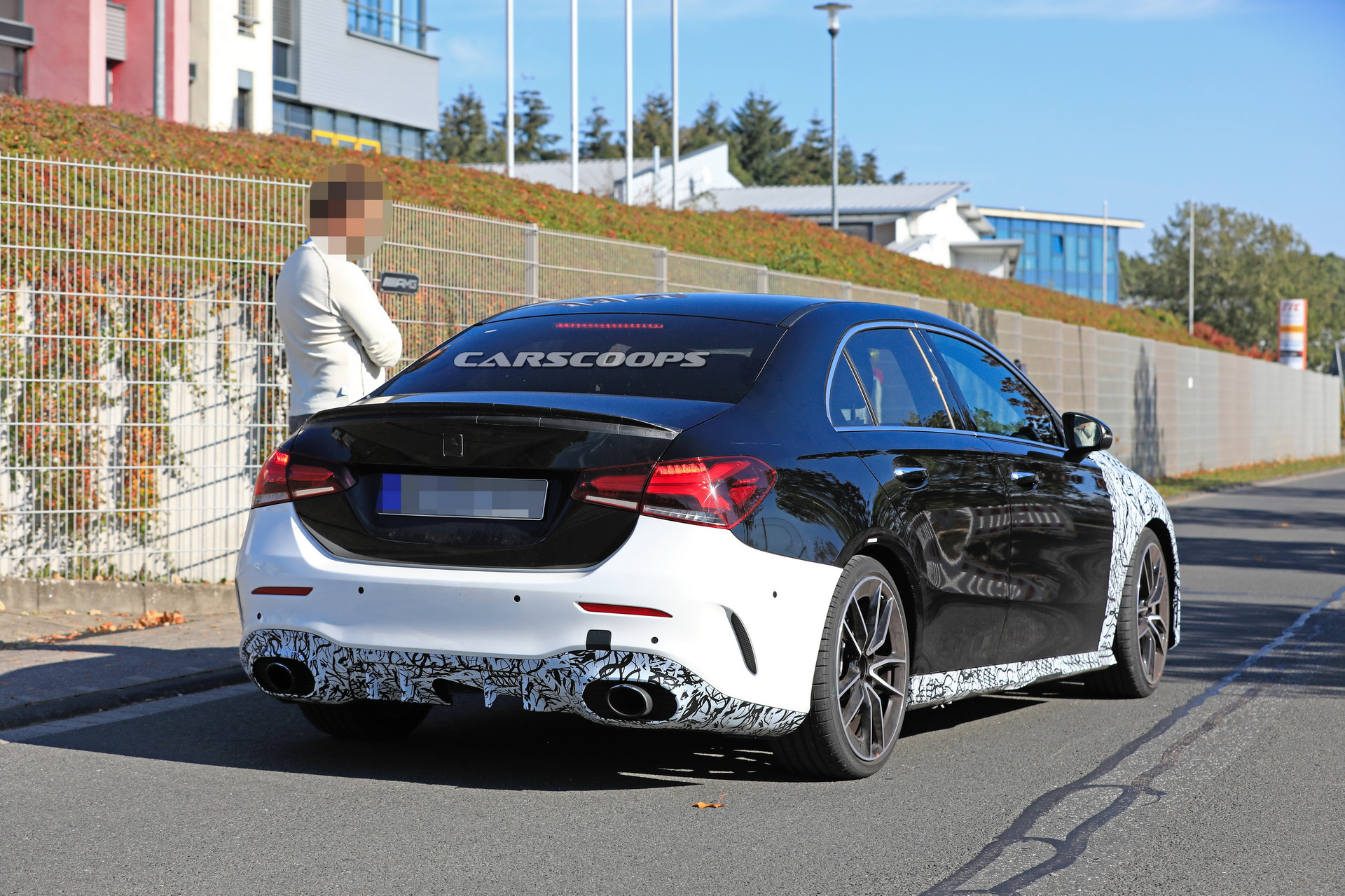 2019 mercedes amg a35 sedan spy 2 2019 Mercedes-AMG A35 Sedan Prototype Leaves Little To The Imagination