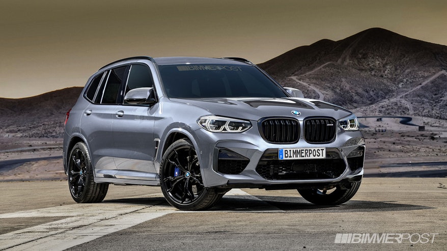 BMW-X3M-X4M-Renderings-5 New BMW X3 M And X4 M Rendered Without Camo Look Credible