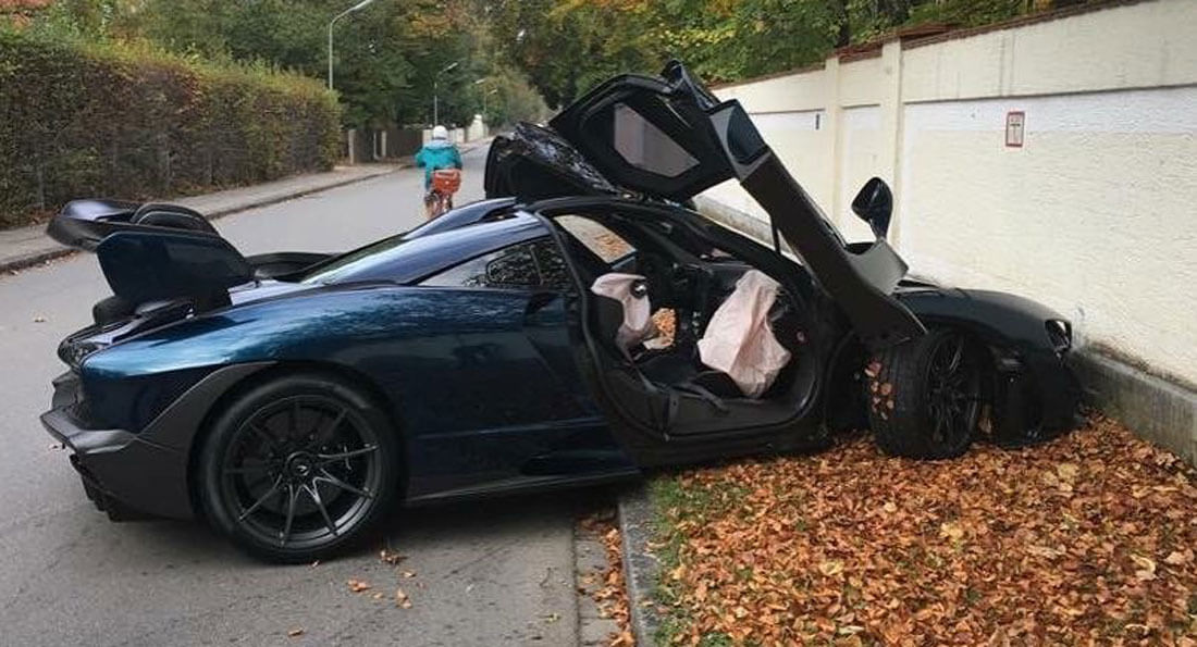 Owner Crashed Brand New McLaren Senna Just Hours After Taking Delivery