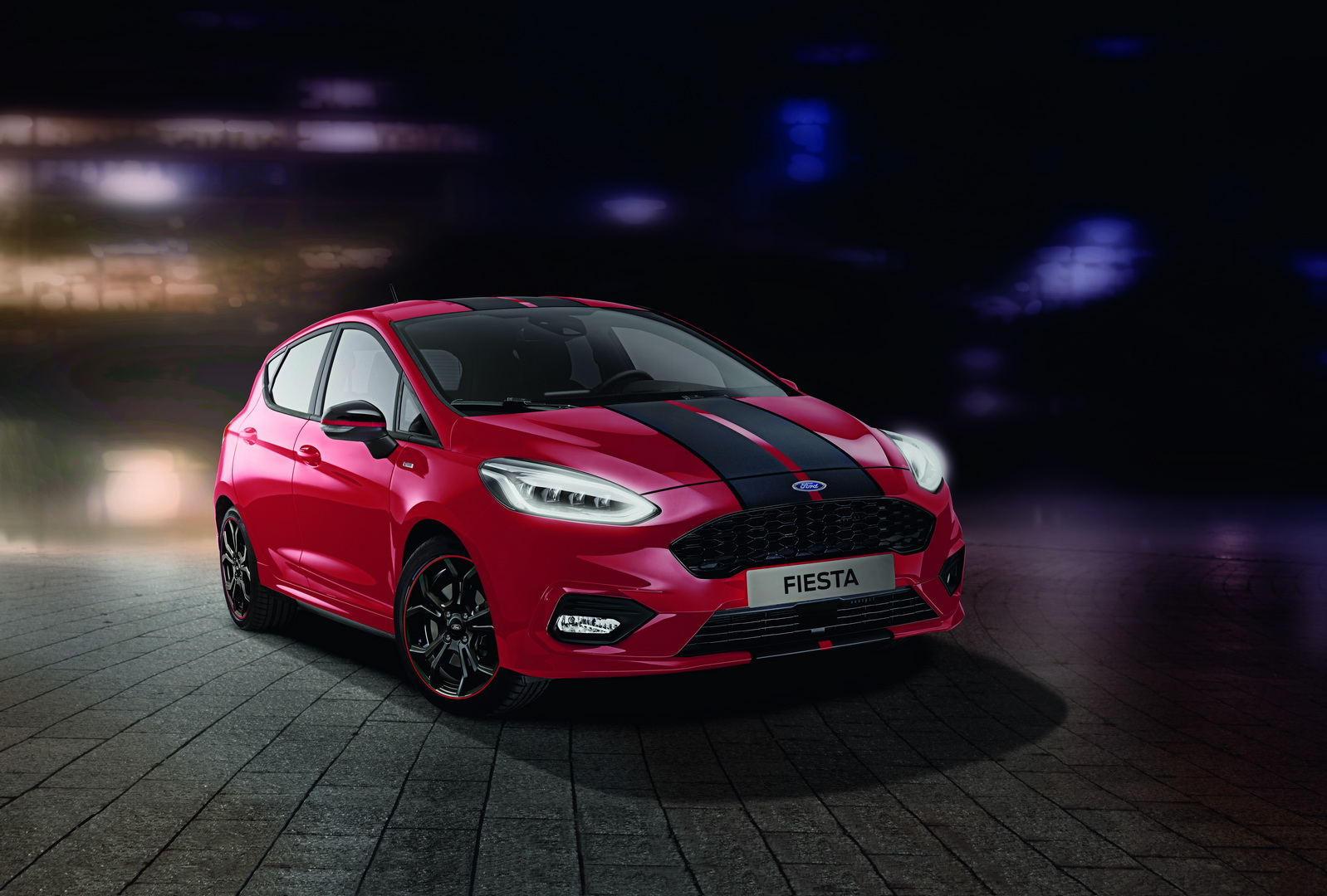 2019 ford fiesta st-line red black edition 1 2019 Ford Fiesta ST-Line Red And Black Editions Prove Stripes Go With Everything