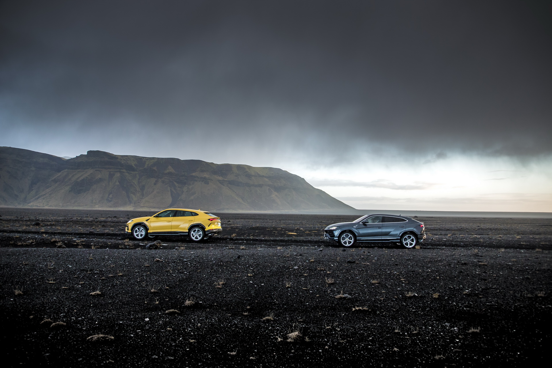 lamborghini sends urus to iceland 35 Lamborghini Sends Small Army Of Urus SUVs To Conquer Iceland