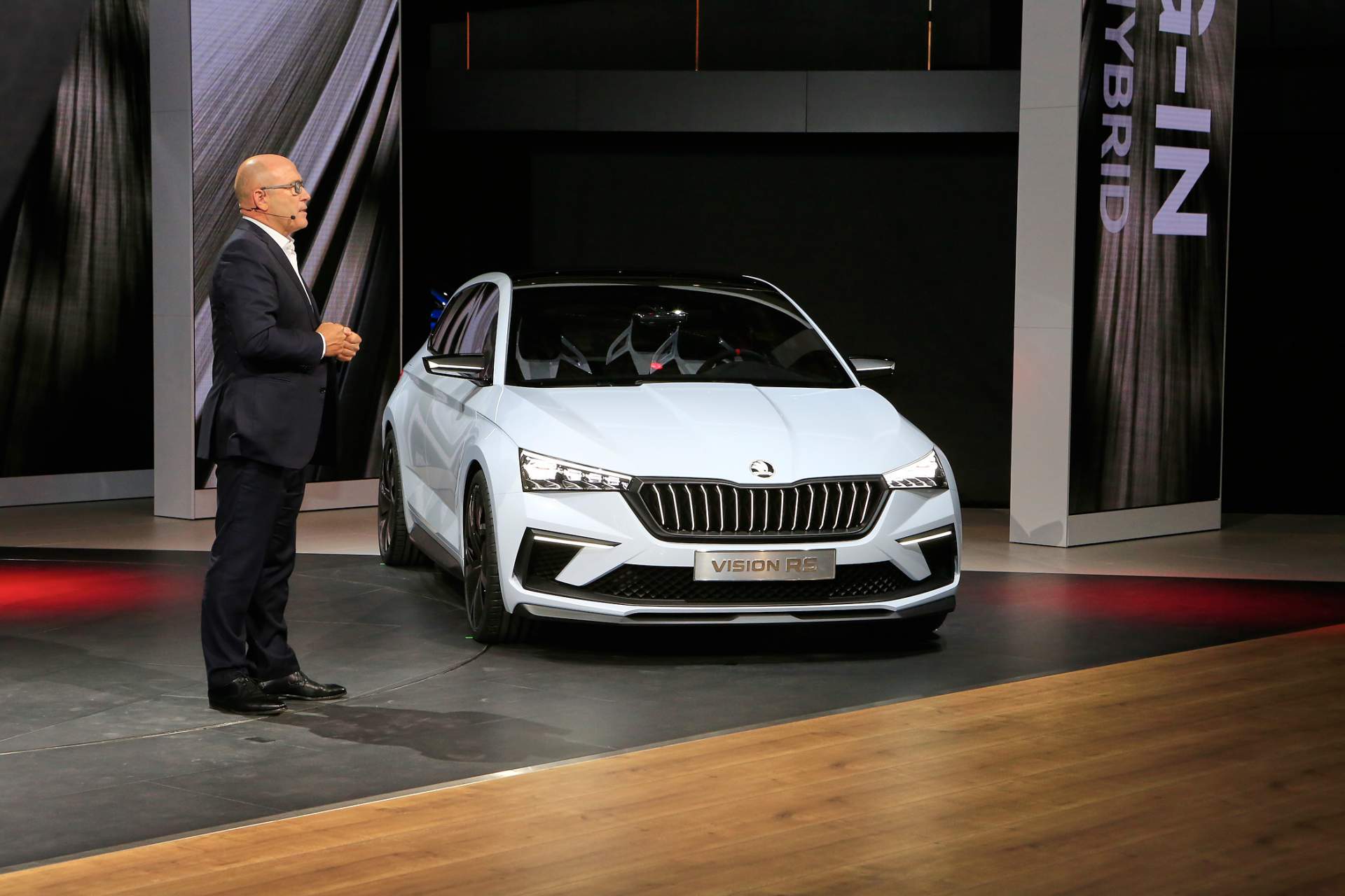 Auto Salon Paris / Mondial Paris Motor Show 2018, France, Paris, 01 245PS Skoda Vision RS Electrified Hot Hatch Concept Revealed In The Metal