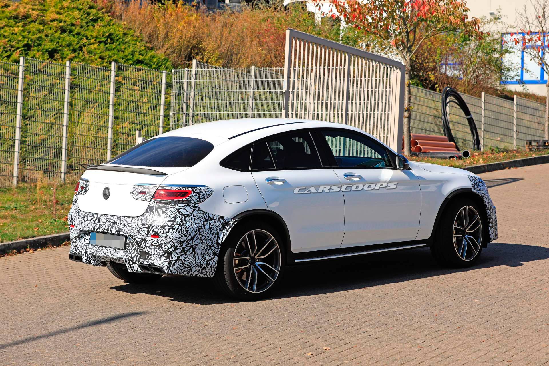 2020 Mercedes-AMG GLC63 Coupe spy shots 13 Mercedes-AMG Is Already Testing The Facelifted 2020 GLC63 Coupe