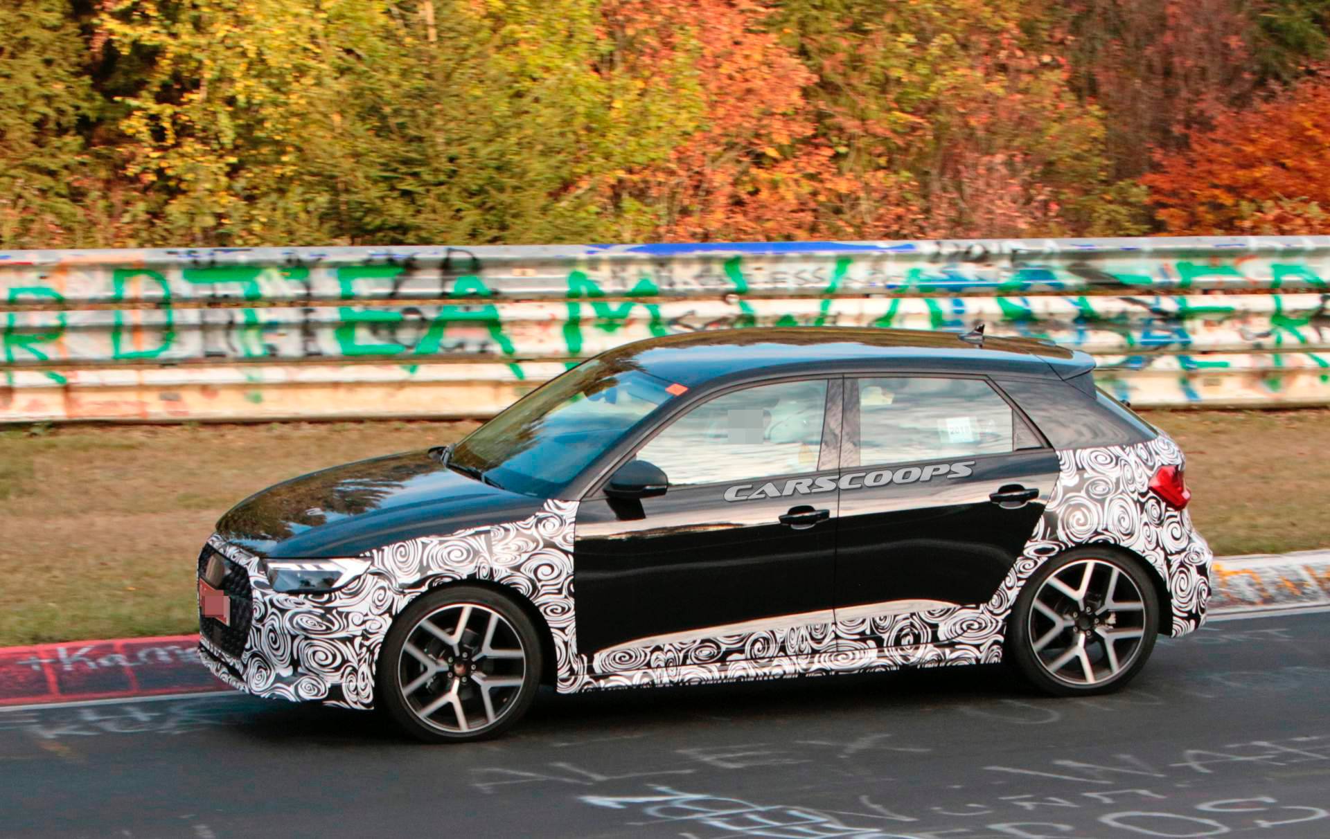 Audi A1 Allroad spy shots 17 All-New Audi A1 Spied Developing An Allroad Personality