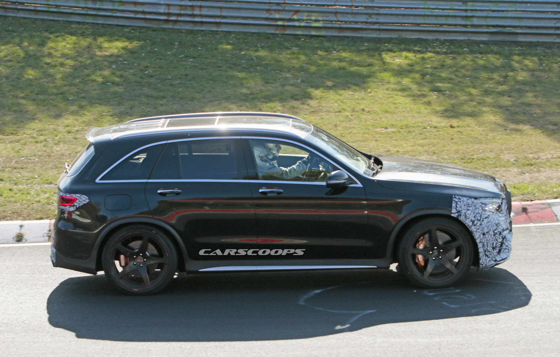 2019 mercedes amg glc63 facelift spy 6 2020 Mercedes-AMG GLC 63 Gets A Mild Makeover, Coming Next Year