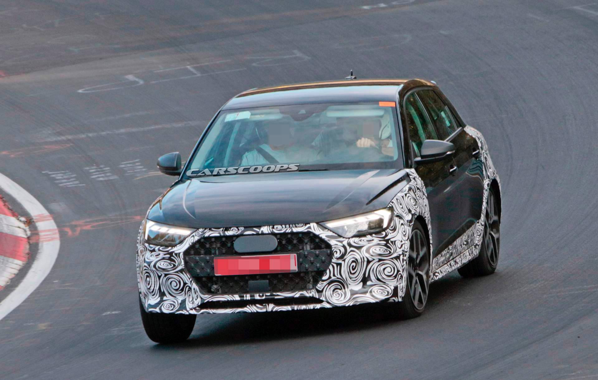 Audi A1 Allroad spy shots 14 All-New Audi A1 Spied Developing An Allroad Personality