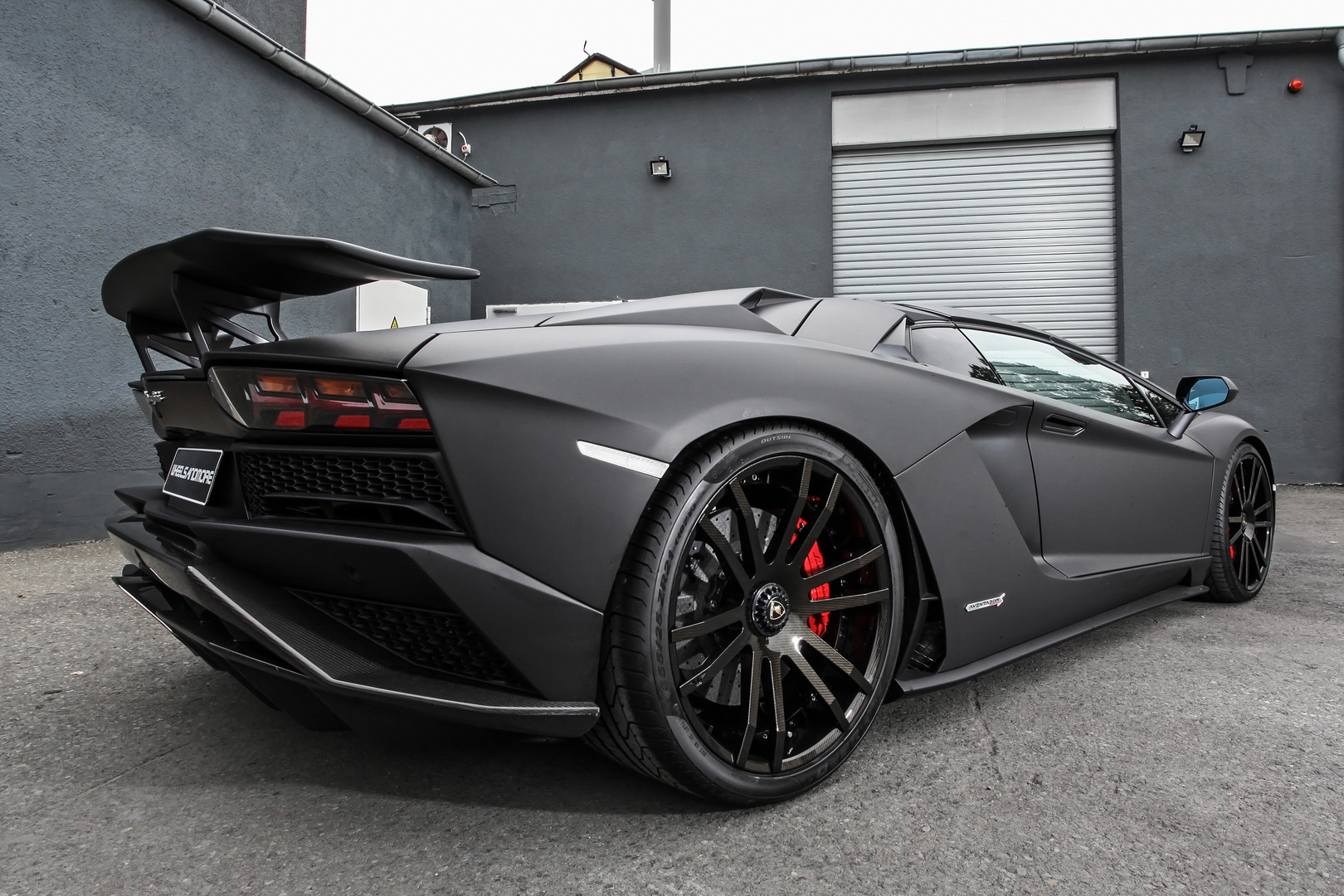 lamborghini aventador roadster s-presso tuning wheelsandmore 2 One Lamborghini Aventador S Roadster S-Presso, Black, Please!