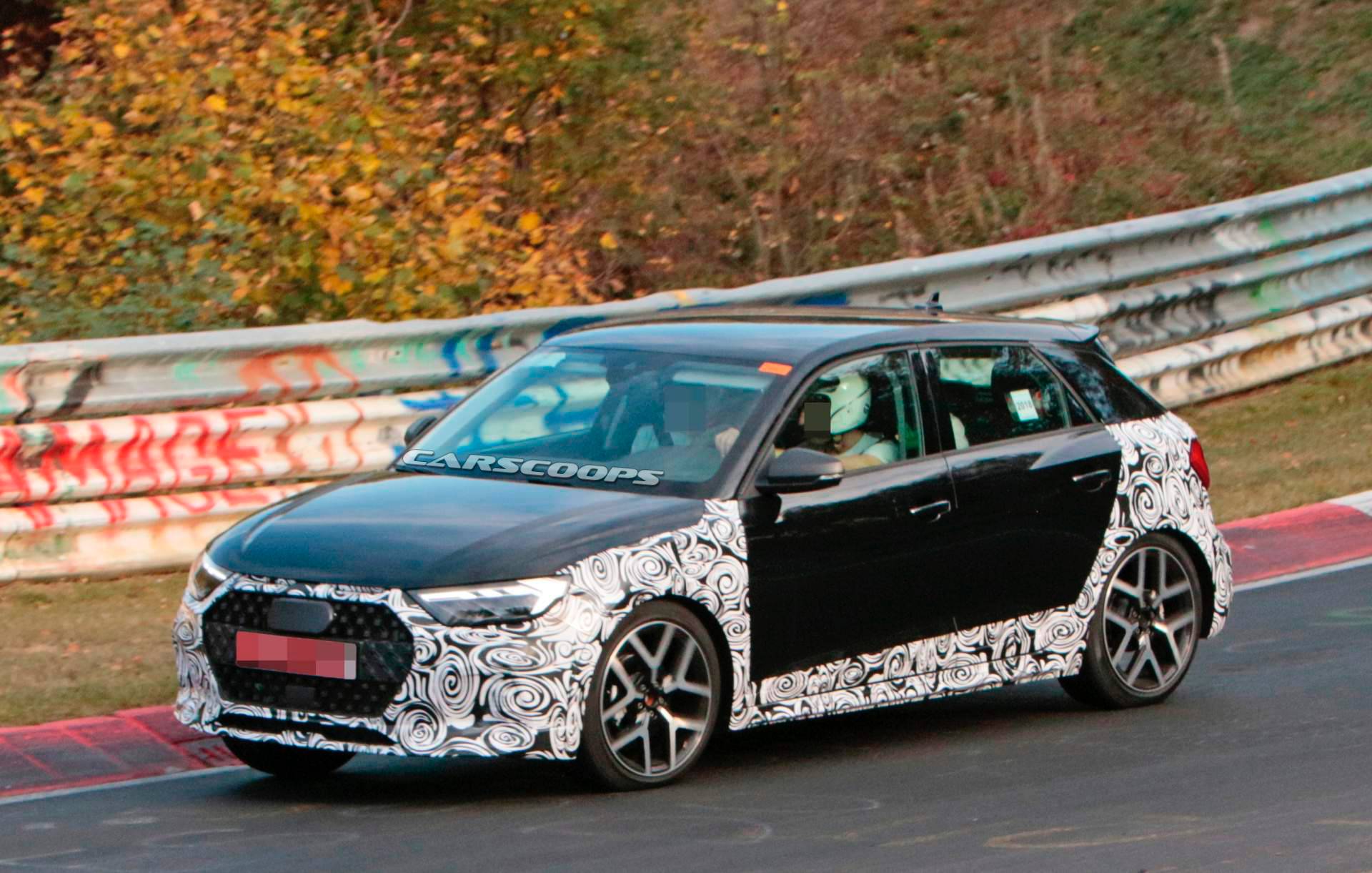Audi A1 Allroad spy shots 16 All-New Audi A1 Spied Developing An Allroad Personality
