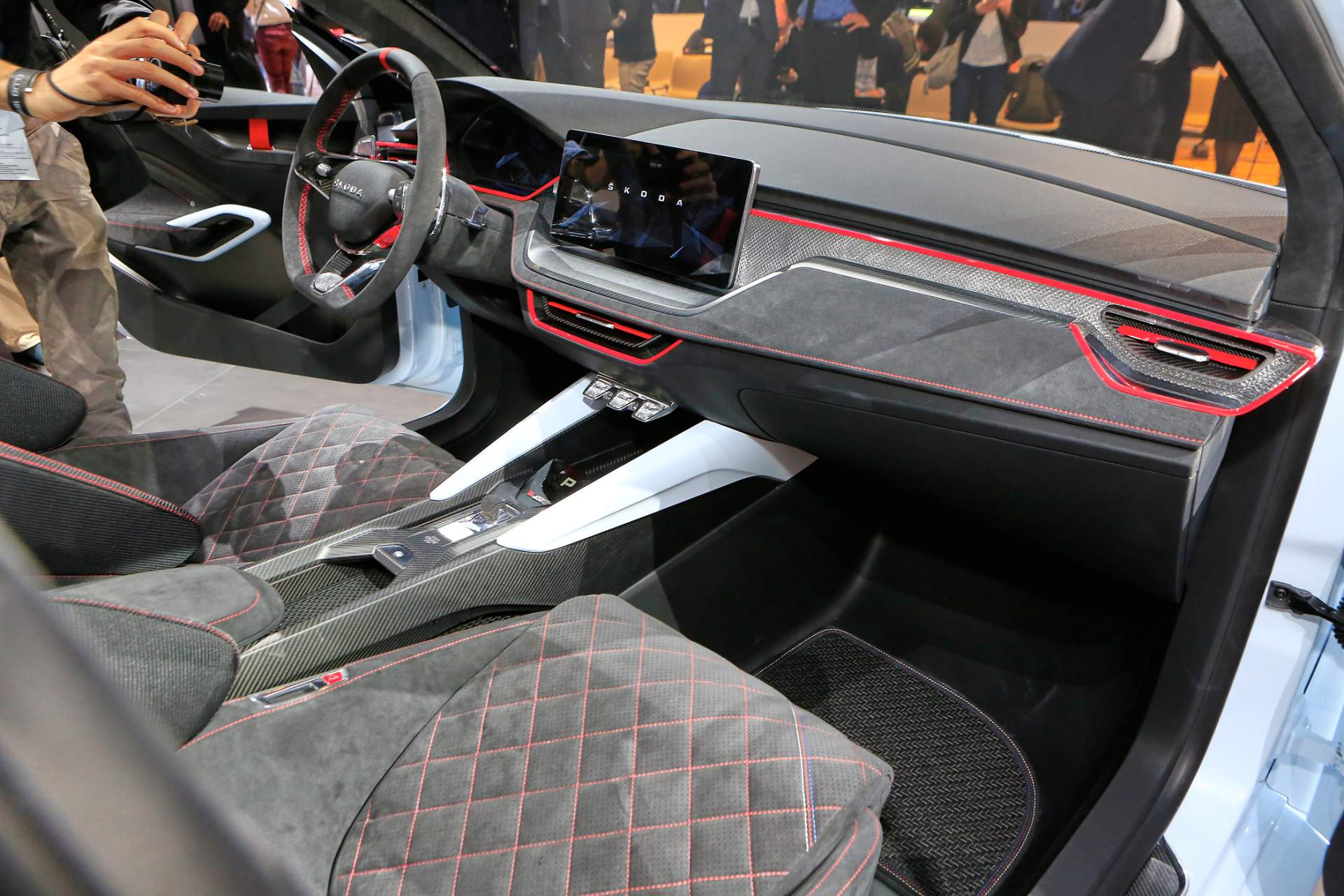 Auto Salon Paris / Mondial Paris Motor Show 2018, France, Paris, 01 245PS Skoda Vision RS Electrified Hot Hatch Concept Revealed In The Metal