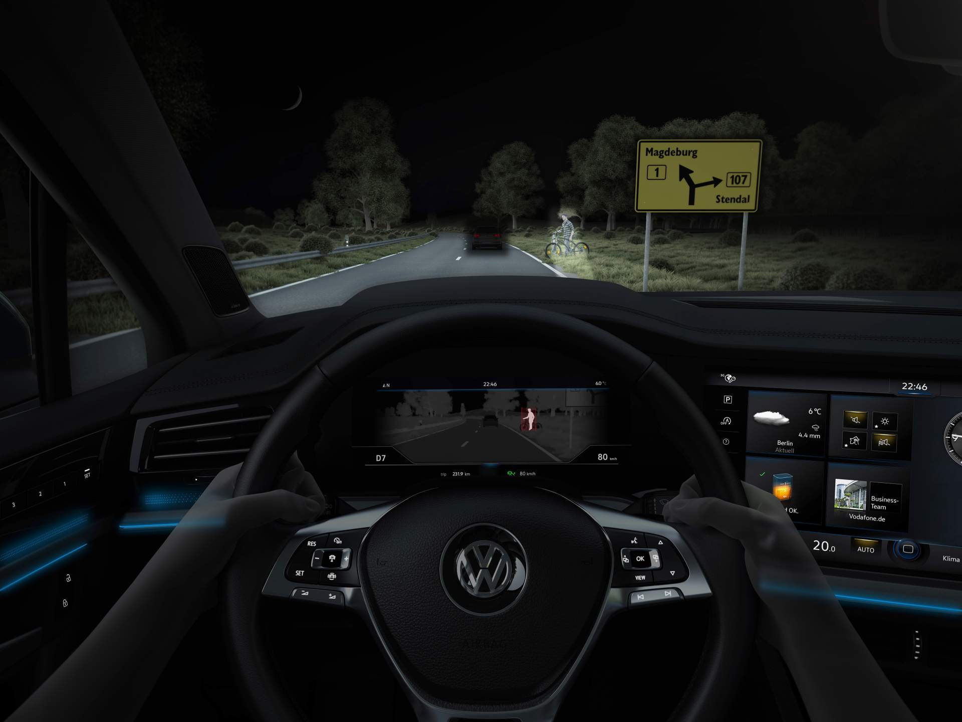The new Volkswagen Touareg Check Out VW’s Upcoming Interactive Headlights And Taillights