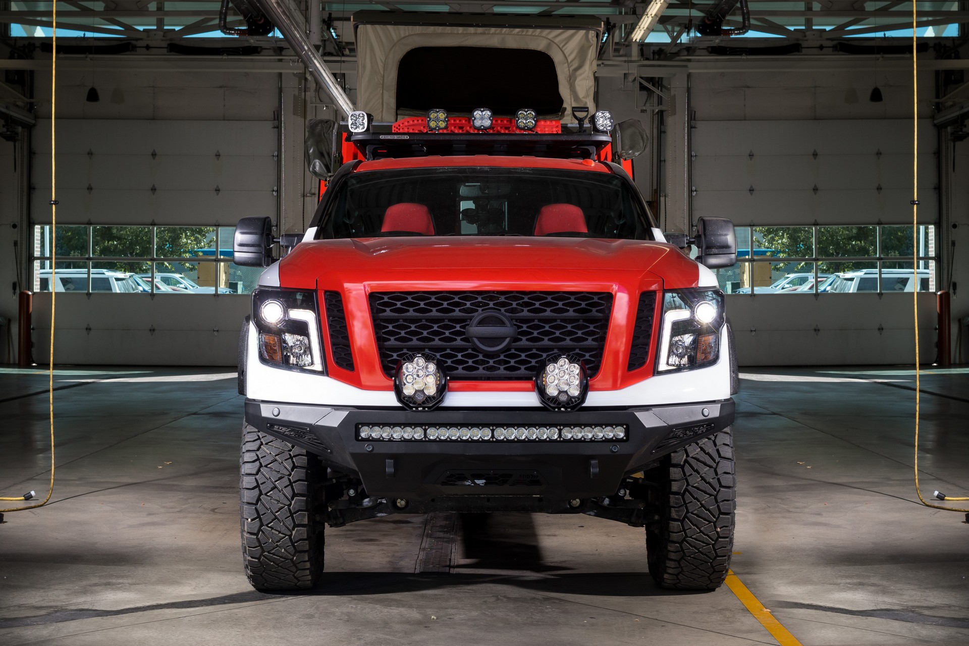 Nissan-Titan-Red-Cross-6 When Disaster Strikes, This Beastly One-Off Nissan Titan Will Come To Your Rescue