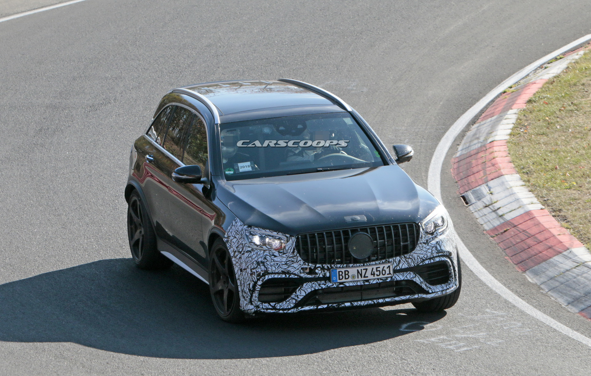 2019 mercedes amg glc63 facelift spy 2 2020 Mercedes-AMG GLC 63 Gets A Mild Makeover, Coming Next Year