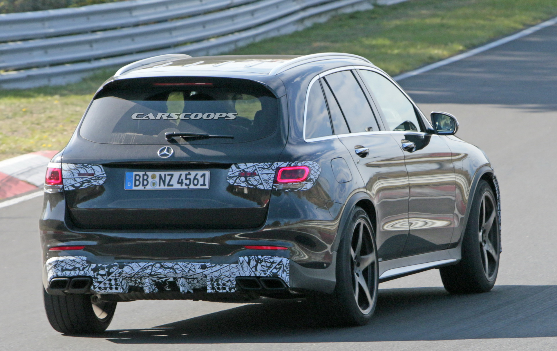 2019 mercedes amg glc63 facelift spy 10 2020 Mercedes-AMG GLC 63 Gets A Mild Makeover, Coming Next Year