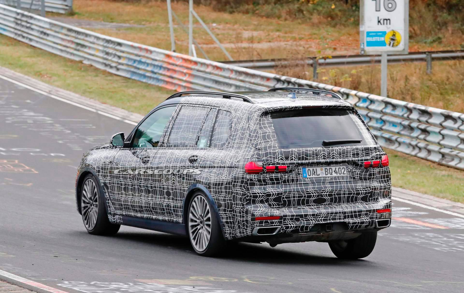 Alpina XD7 spy shots 9 Alpina XD7 Prototype Unleashed On The ‘Ring Is The Diesel-Powered BMW X7M