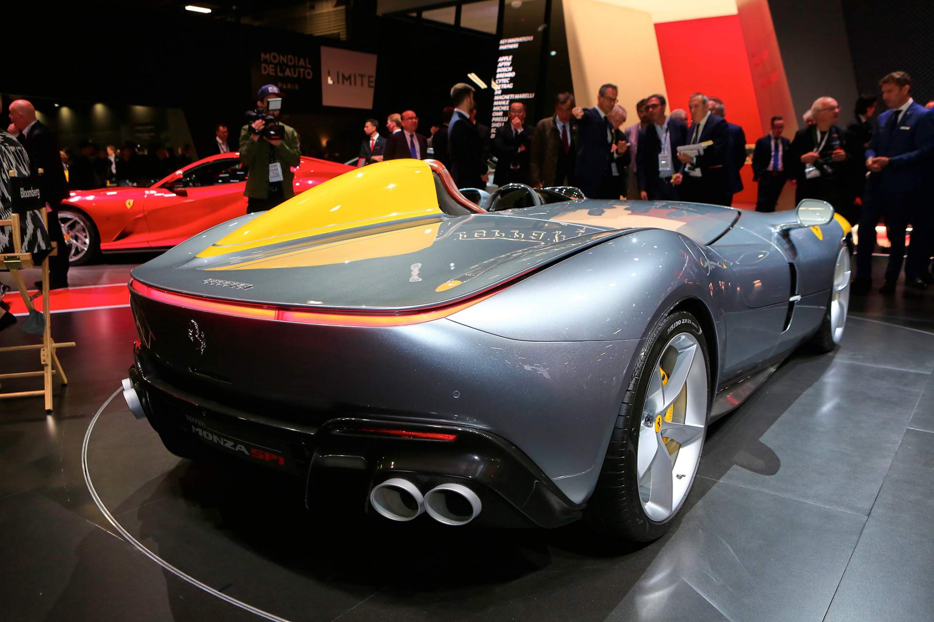 Auto Salon Paris / Mondial Paris Motor Show 2018, France, Paris, 02 Ferrari Monza SP1 And SP2 Look Absolutely Stunning In The Flesh