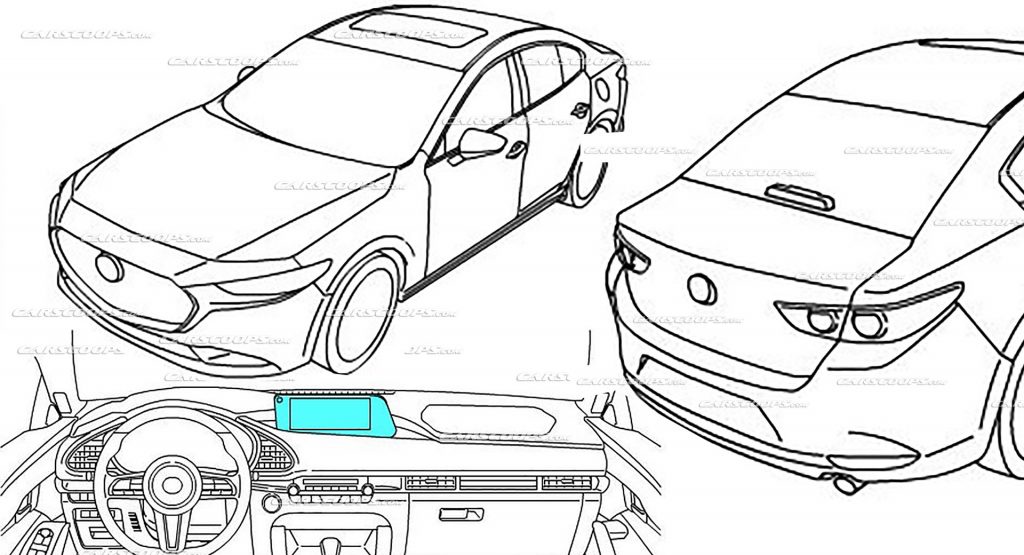 2019 Mazda3: Here’s An Early Look At The Production Model Through Official Drawings