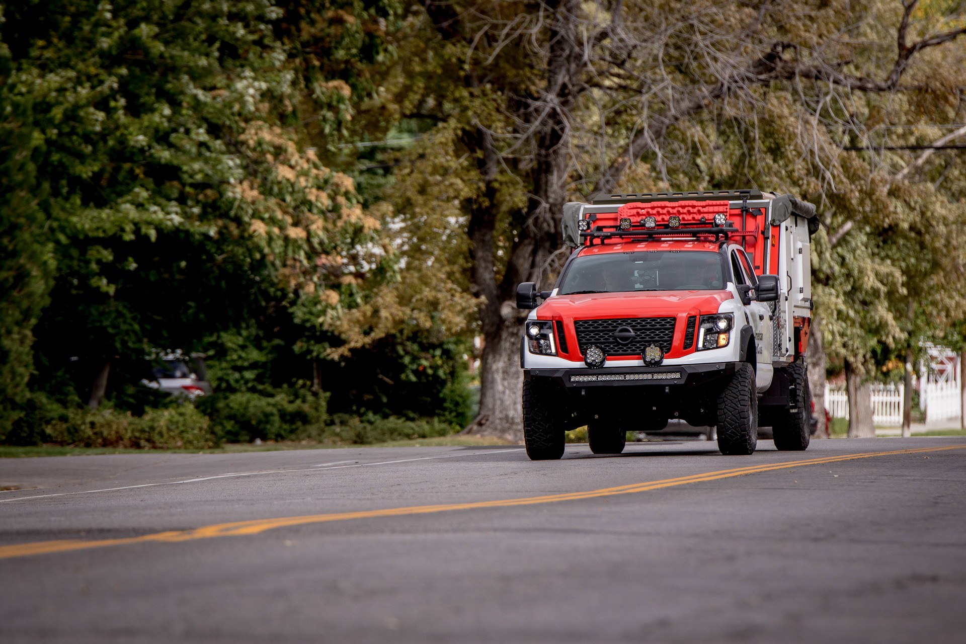 Nissan-Titan-Red-Cross-10 When Disaster Strikes, This Beastly One-Off Nissan Titan Will Come To Your Rescue