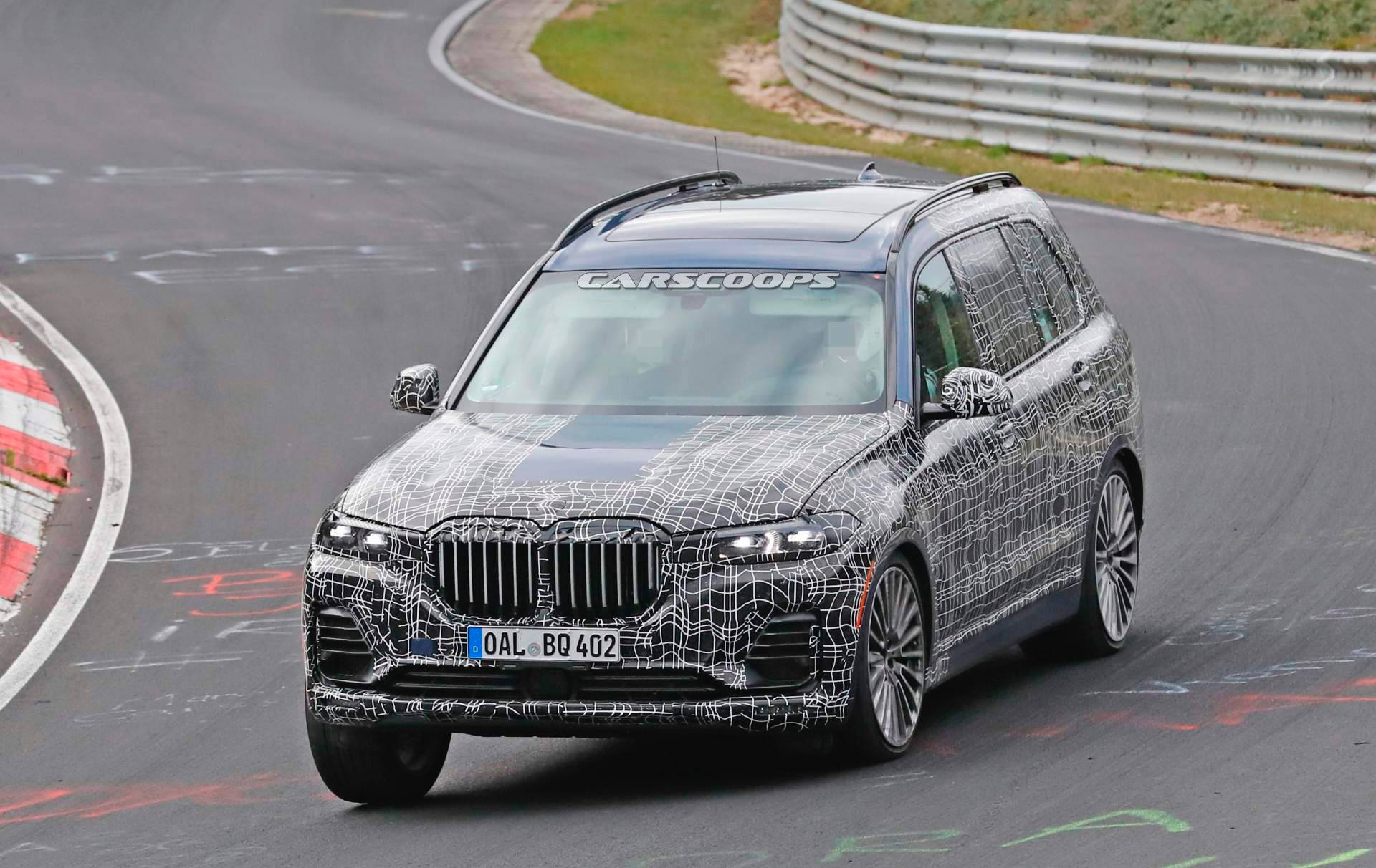 Alpina XD7 spy shots 2 Alpina XD7 Prototype Unleashed On The ‘Ring Is The Diesel-Powered BMW X7M