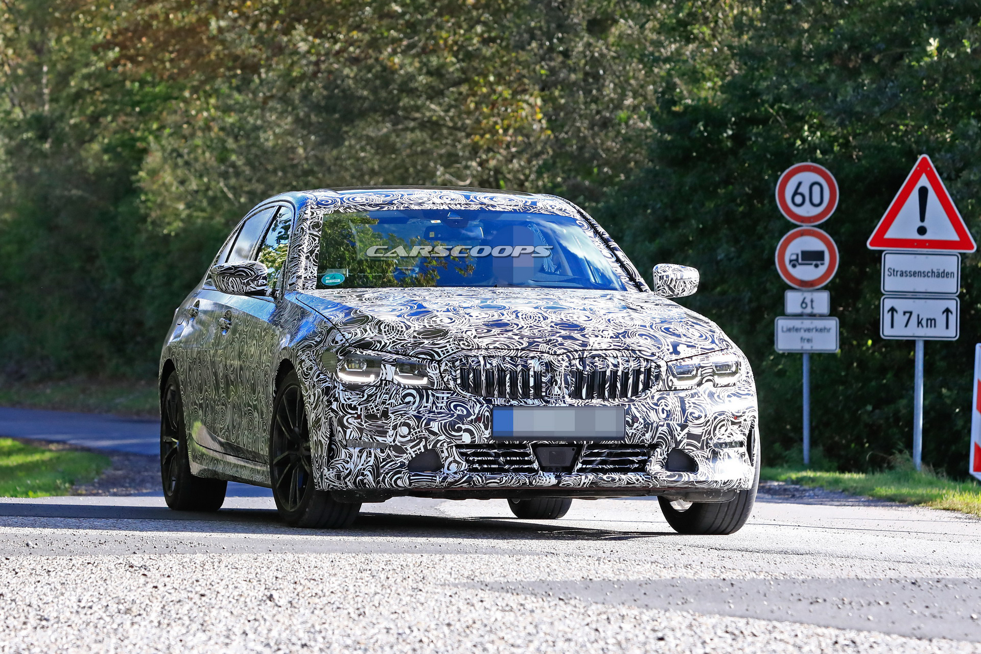 2019 bmw 3 series lwb spy shots-11 2019 BMW 3-Series Long Wheelbase Stretches Out In First Spy Images