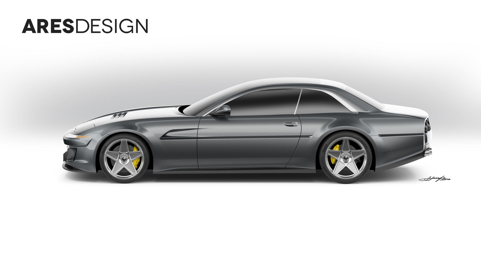 ferrari gtc4lusso project pony ares design 6 Ferrari GTC4Lusso Turned Into A Modern-Day 412 By Ares Design