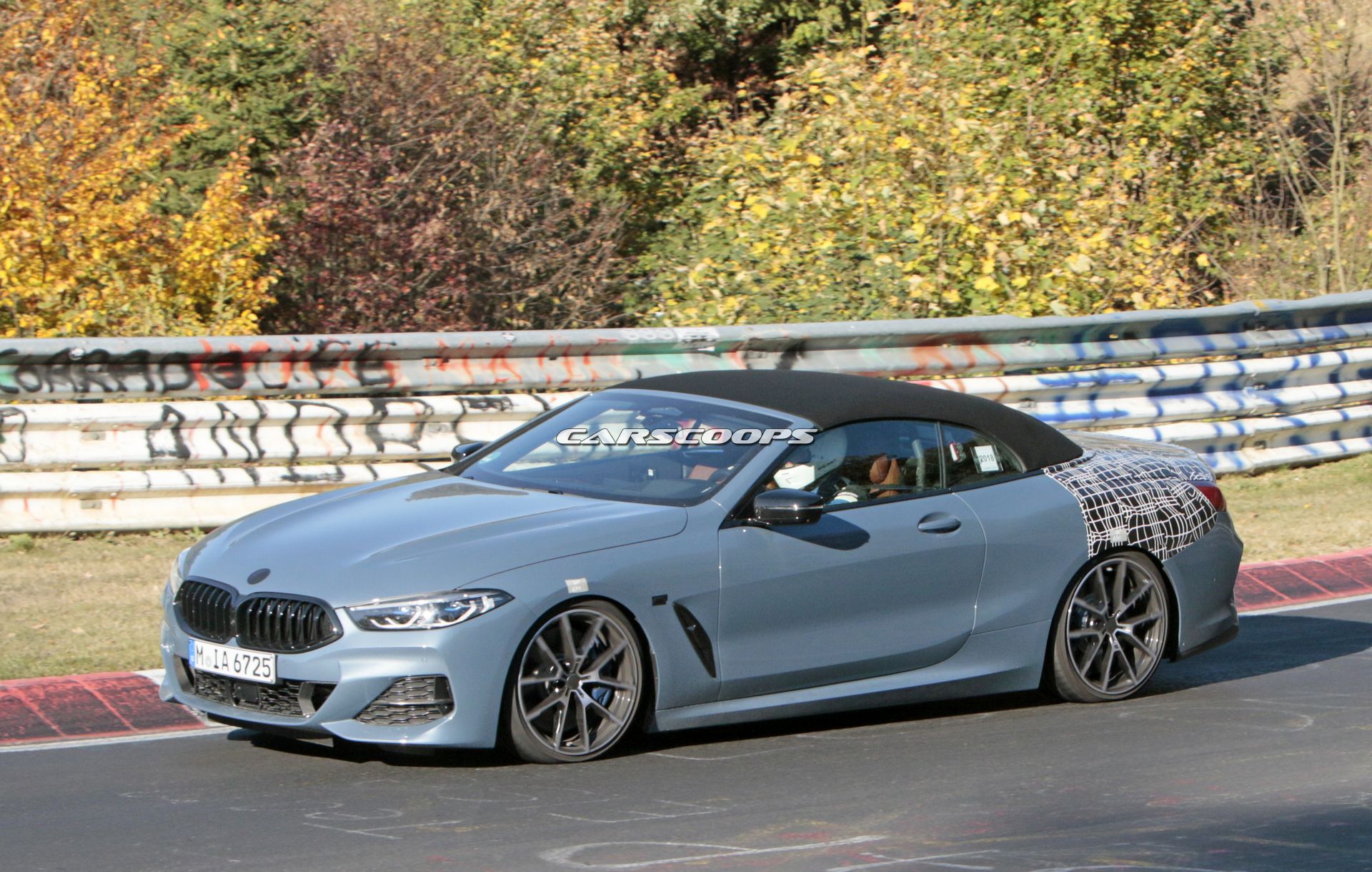 BMW-8-Series-Convertible-Nurburgring-4 Scoop: 2019 BMW 8-Series Convertible Out Of Its Natural Habitat During ‘Ring Tests
