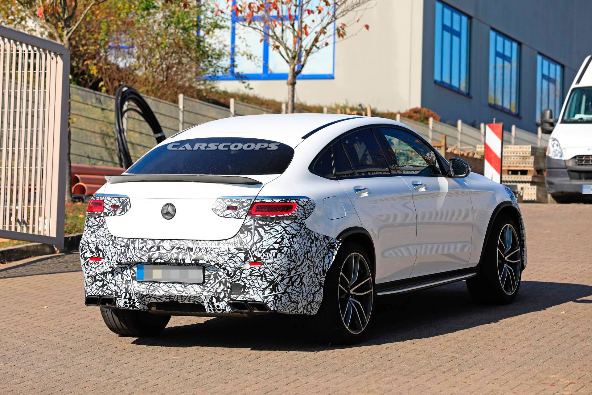 2020 Mercedes-AMG GLC63 Coupe spy shots 14 Mercedes-AMG Is Already Testing The Facelifted 2020 GLC63 Coupe
