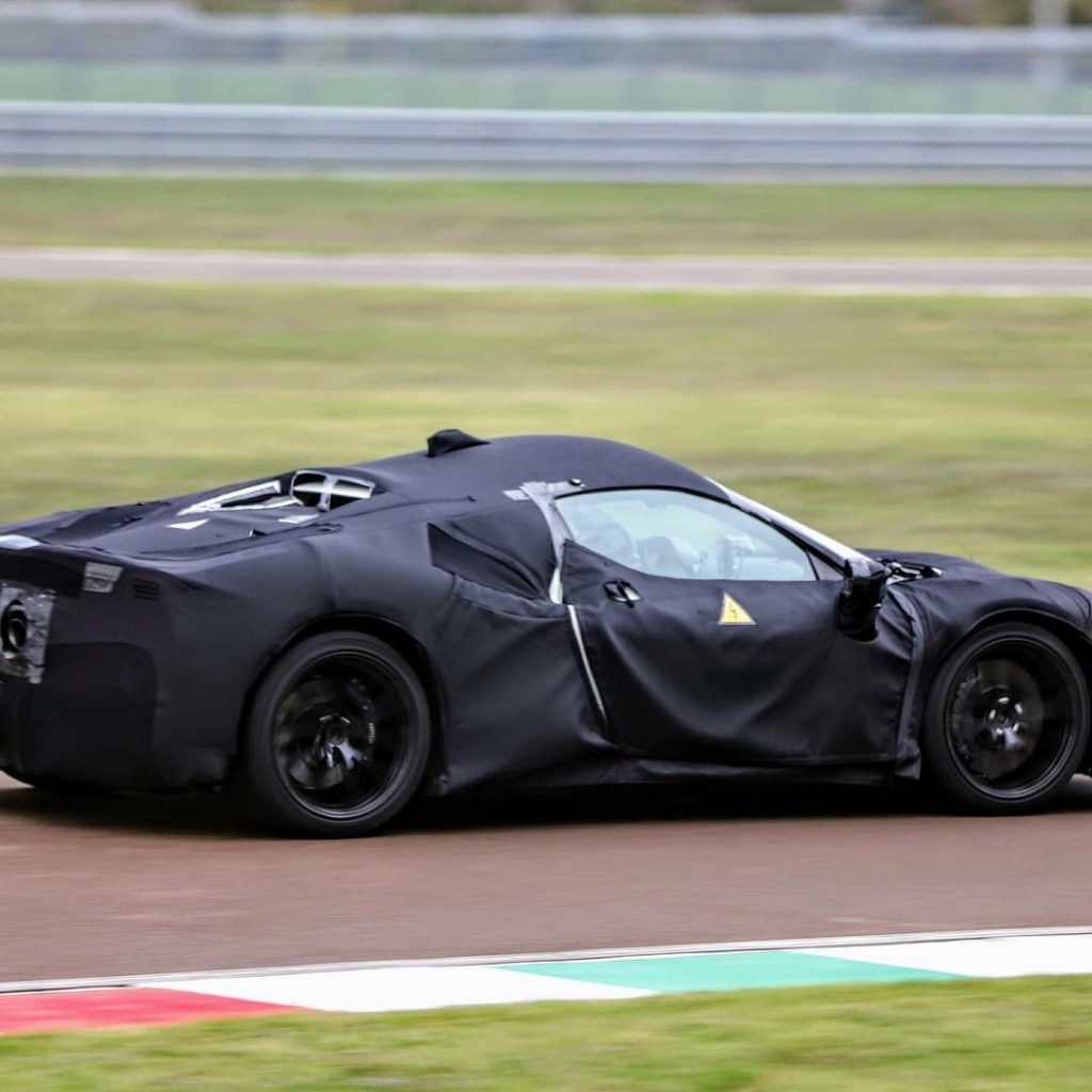 Ferrari 488s Bigger Mid Engine Hybrid Brother Caught On