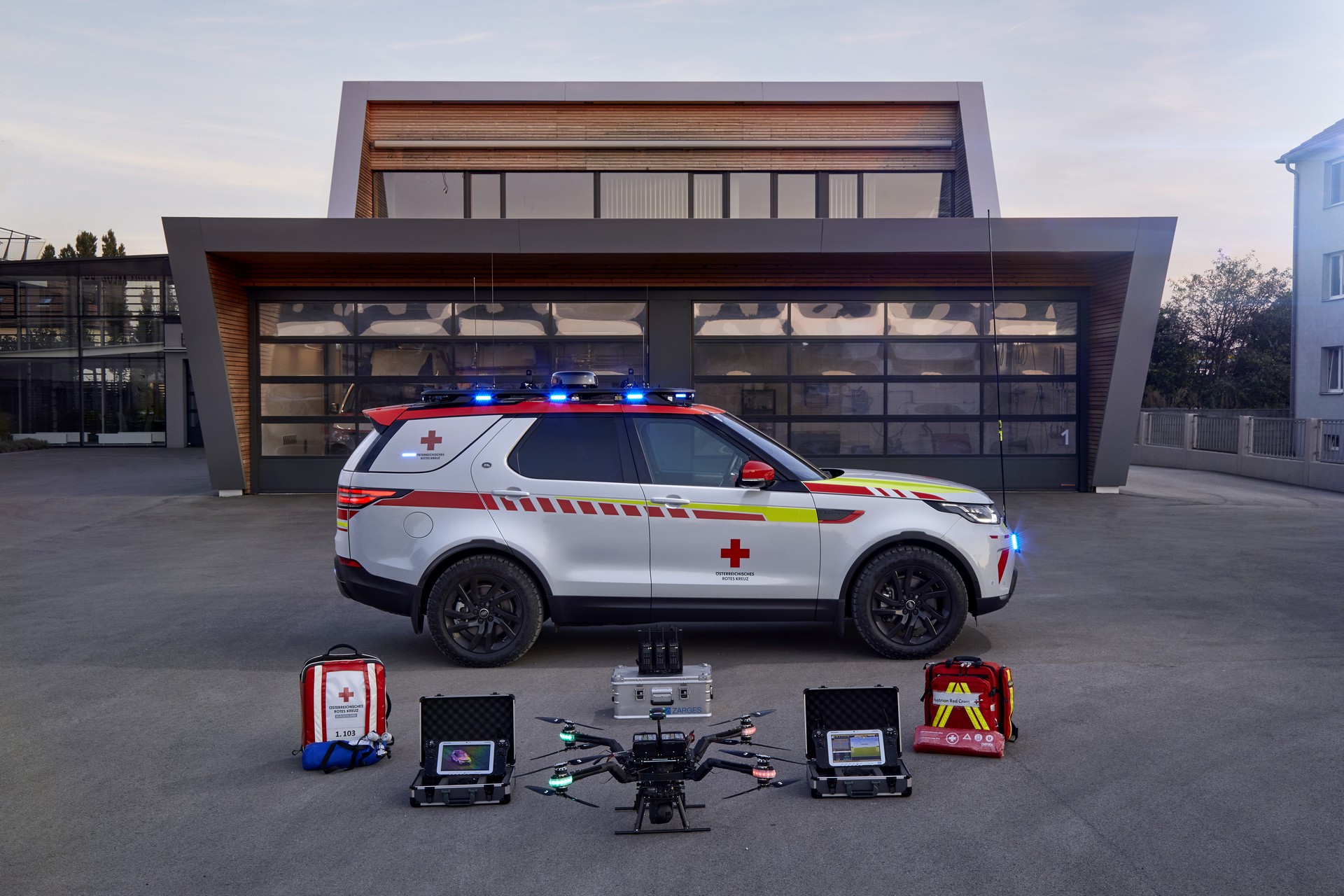 Land Rover Discovery Emergency Response Vehicle-47 Land Rover SVO Builds A One-Off Discovery Emergency Vehicle Complete With A Drone