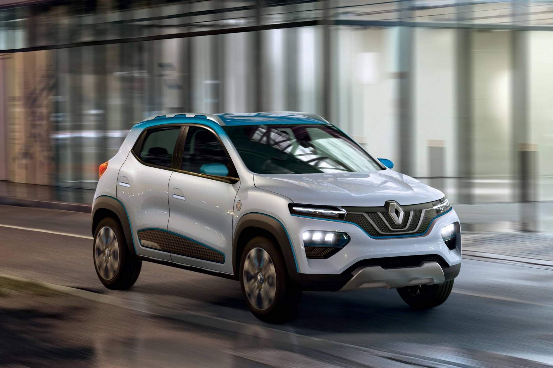 2018 - Showcar K-ZE Renault Wants To Bring EVs To The Masses With K-ZE Small Crossover