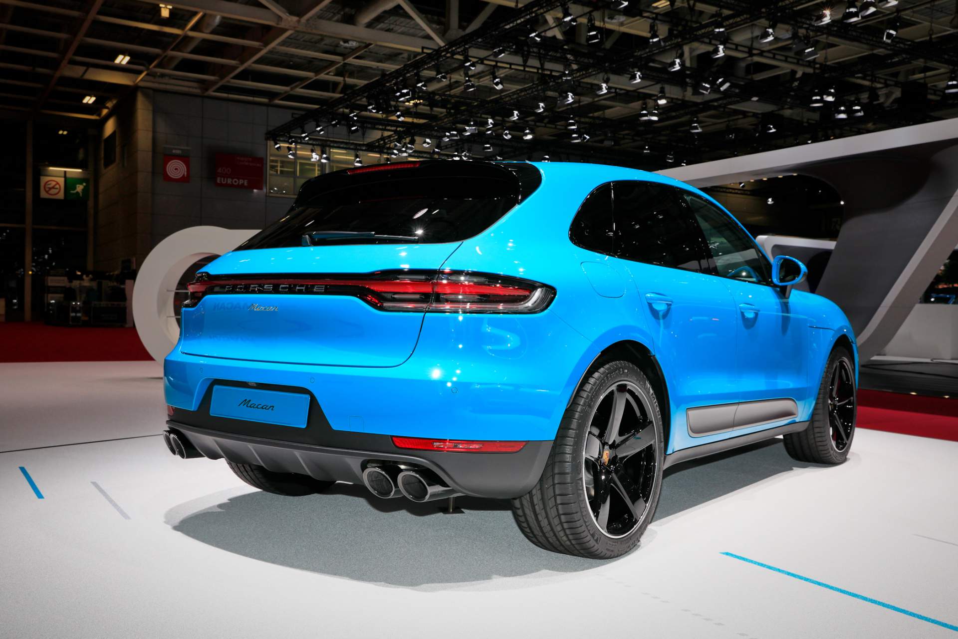 Auto Salon Paris / Mondial Paris Motor Show 2018, France, Paris, 02 2019 Porsche Macan Debuts In Europe With 245 PS 2.0L Turbo-Four