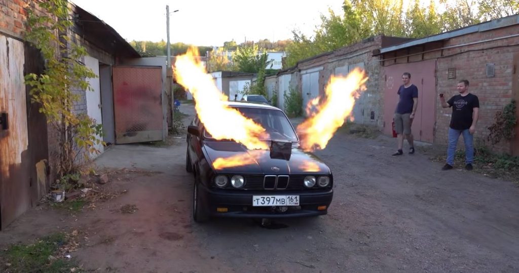  Oh, Russia: MIG-23 Jet-Powered BMW E30 3 Series Is Uselessly Awesome