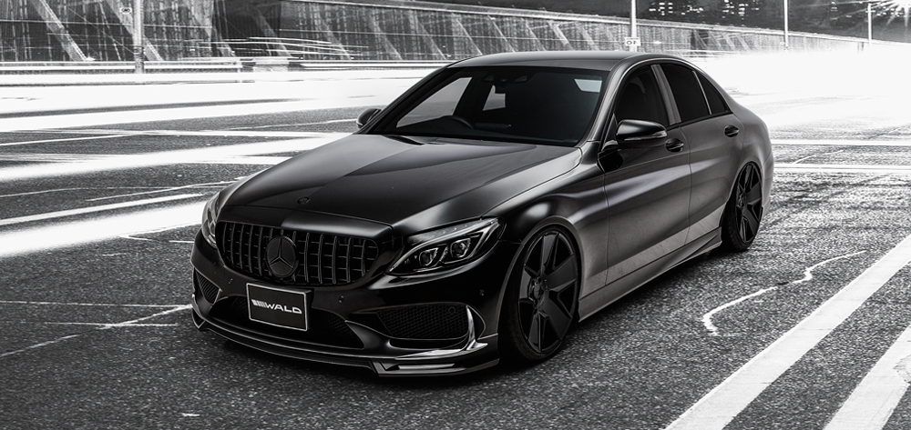 mercedes c class wald tuning 1 Wald International Gives W205 Mercedes C-Class A Sinister Look
