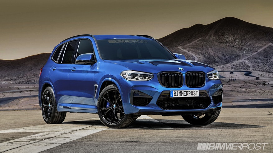 BMW-X3M-X4M-Renderings-3 New BMW X3 M And X4 M Rendered Without Camo Look Credible