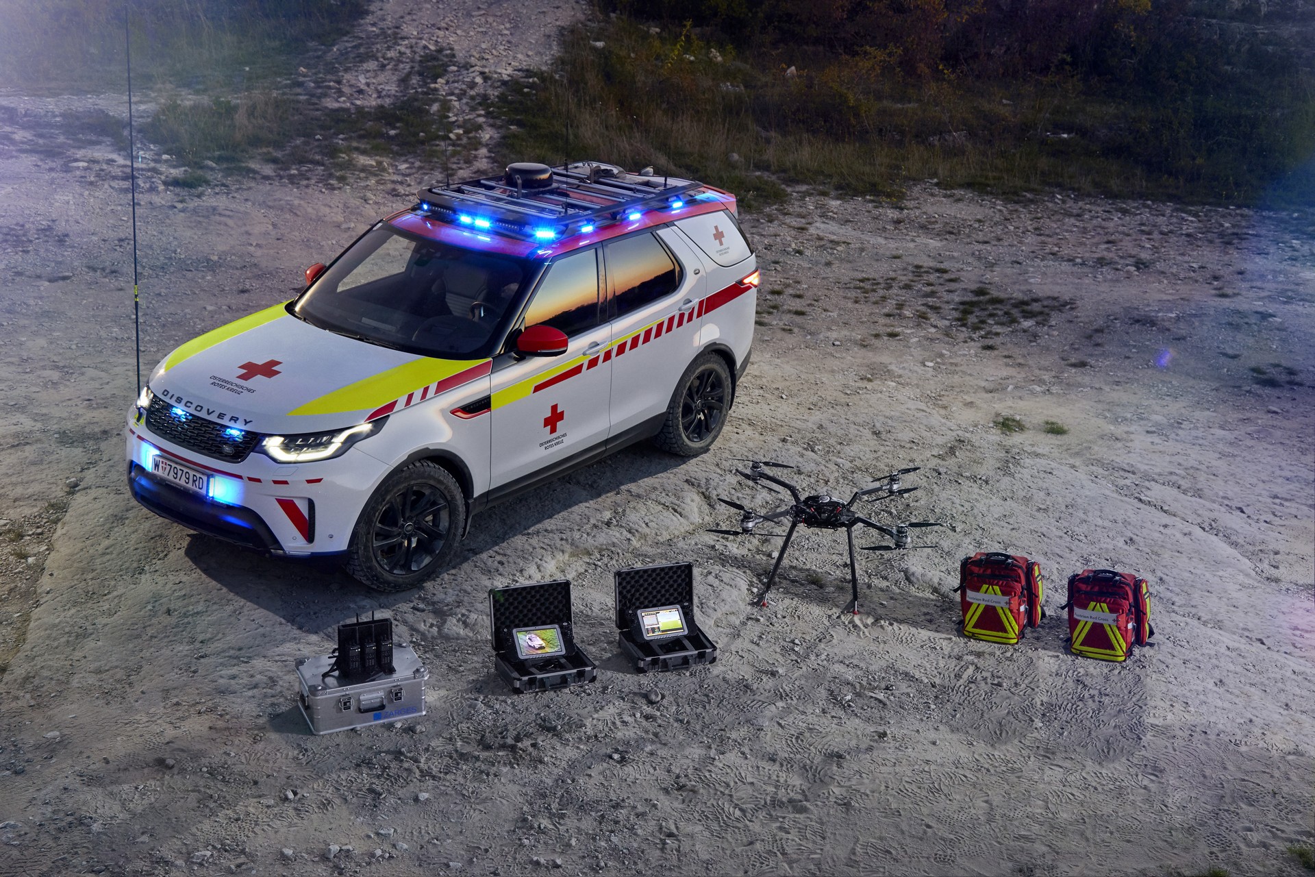 Land Rover Discovery Emergency Response Vehicle-45 Land Rover SVO Builds A One-Off Discovery Emergency Vehicle Complete With A Drone