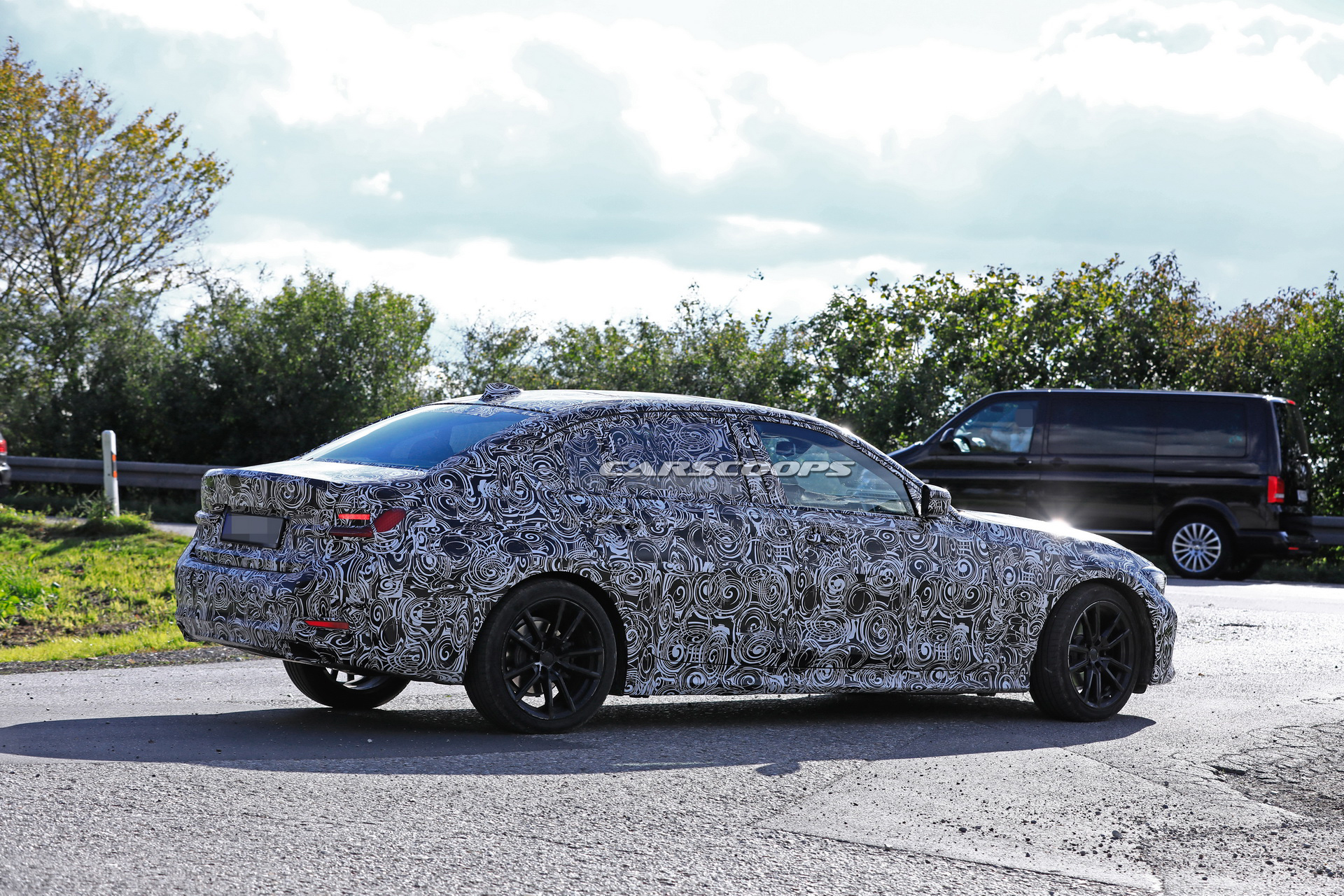 2019 bmw 3 series lwb spy shots-14 2019 BMW 3-Series Long Wheelbase Stretches Out In First Spy Images