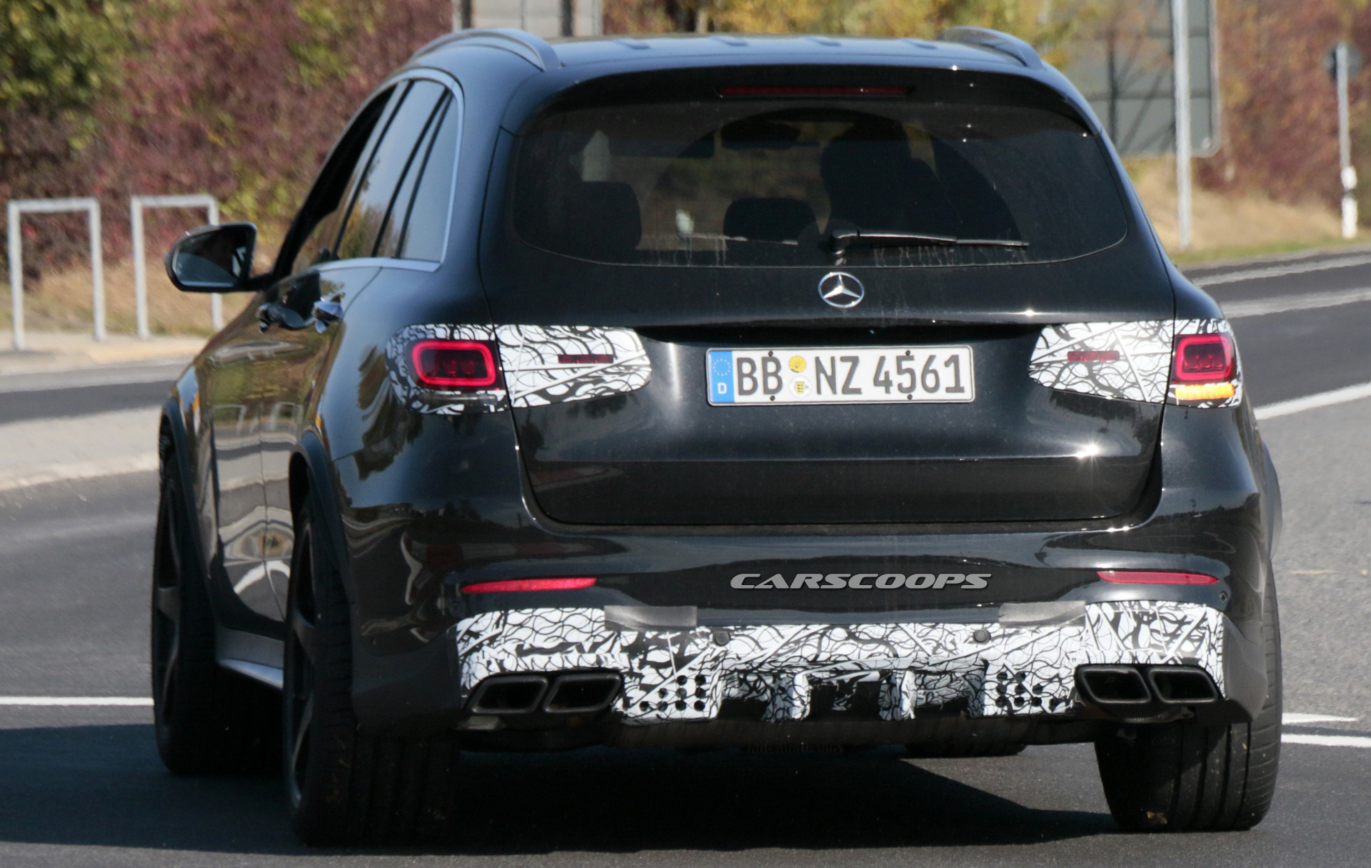 2019 mercedes amg glc63 facelift spy 19 2020 Mercedes-AMG GLC 63 Gets A Mild Makeover, Coming Next Year