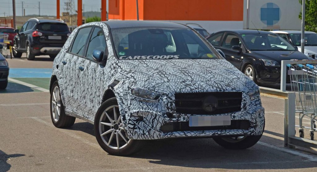  Is This B-Class Actually A Test Mule For Mercedes’ EQB Electric SUV?