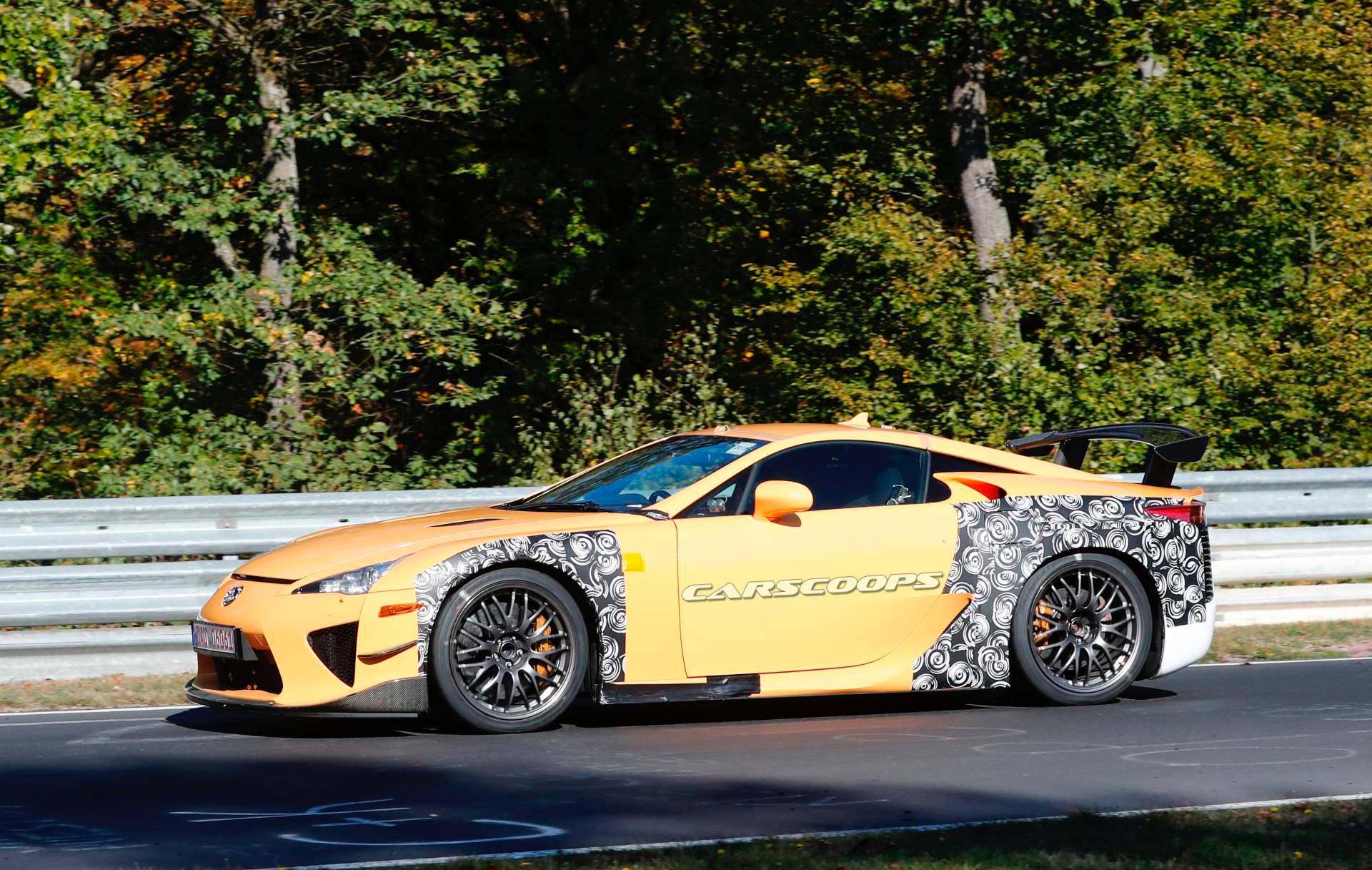 Lexus LF-A mule spy shots 5 What Is Lexus Testing These LFA Widebody Mules For?