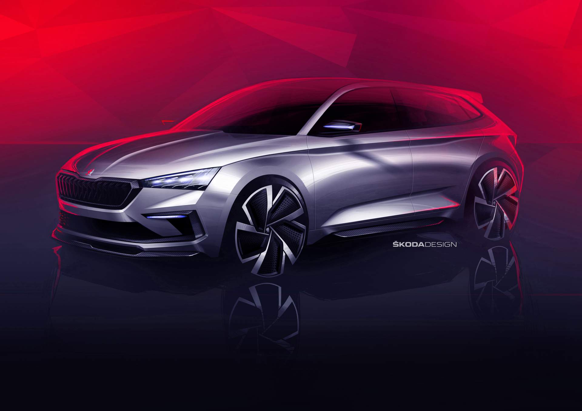 Skoda-Vision-RS-Concept-11 245PS Skoda Vision RS Electrified Hot Hatch Concept Revealed In The Metal