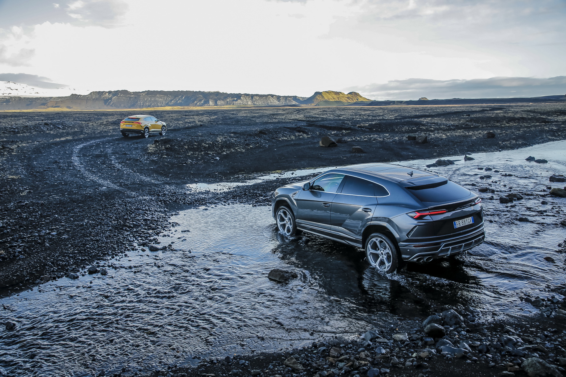 lamborghini sends urus to iceland 15 Lamborghini Sends Small Army Of Urus SUVs To Conquer Iceland