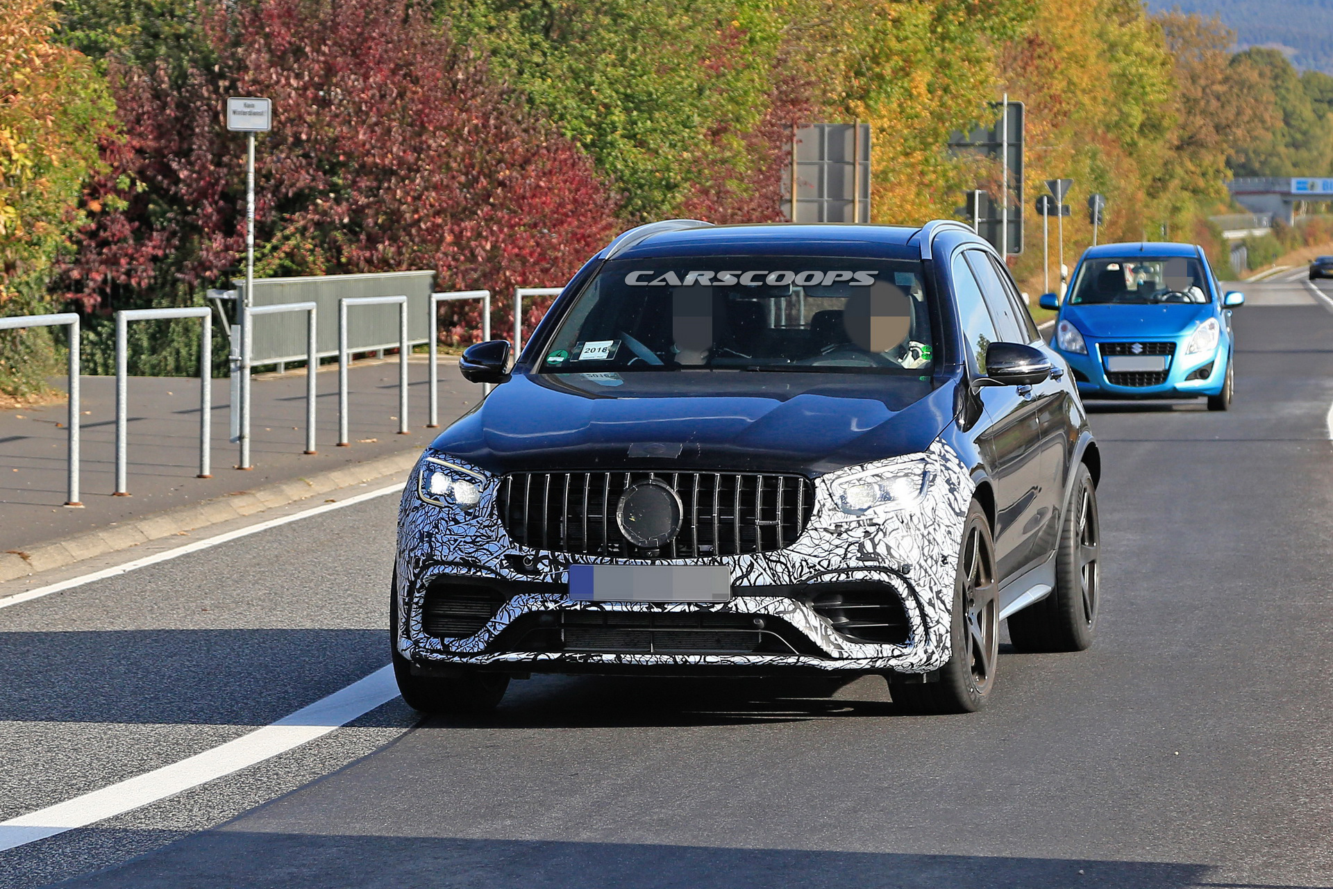 2019 mercedes amg glc63 facelift spy 27 2020 Mercedes-AMG GLC 63 Gets A Mild Makeover, Coming Next Year