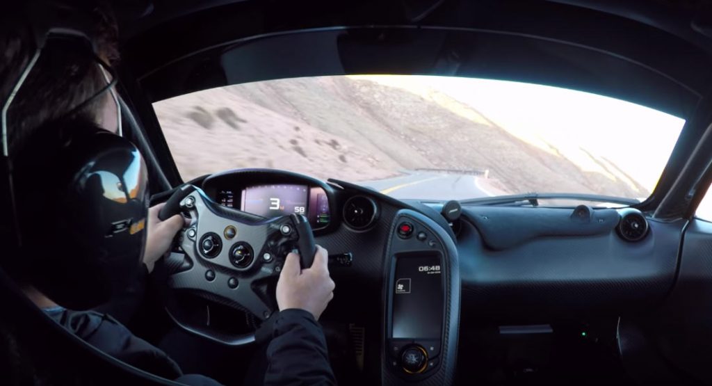  McLaren P1 LM Goes For A Gentle Cruise Up Pikes Peak
