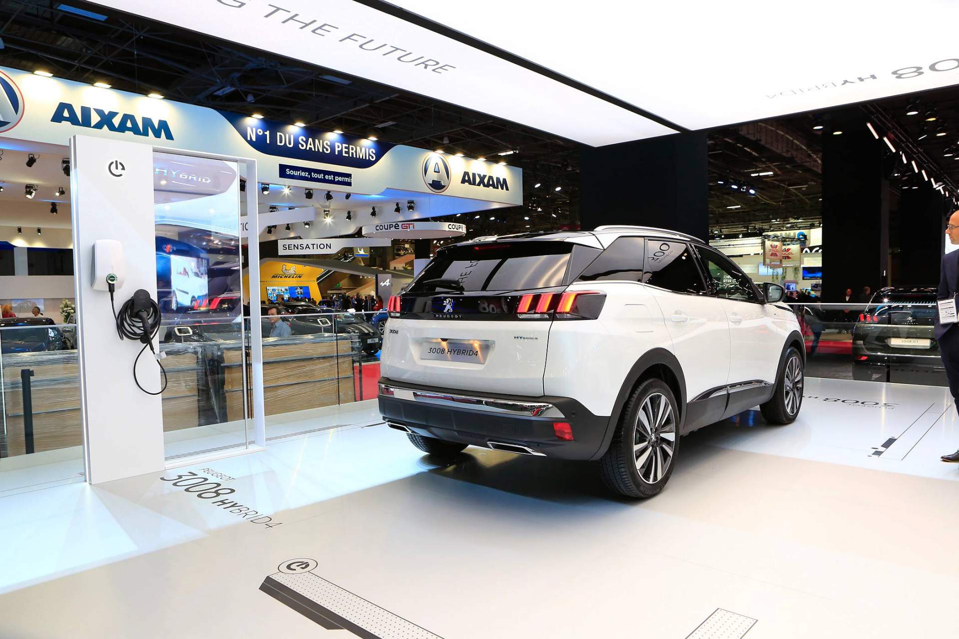 Auto Salon Paris / Mondial Paris Motor Show 2018, France, Paris, 02 Peugeot 3008 GT Hybrid4 Brings Long-Awaited AWD Capability To Compact Crossover