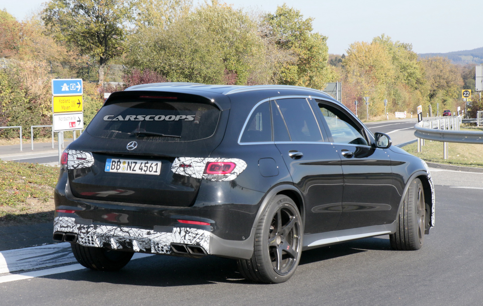 2019 mercedes amg glc63 facelift spy 17 2020 Mercedes-AMG GLC 63 Gets A Mild Makeover, Coming Next Year
