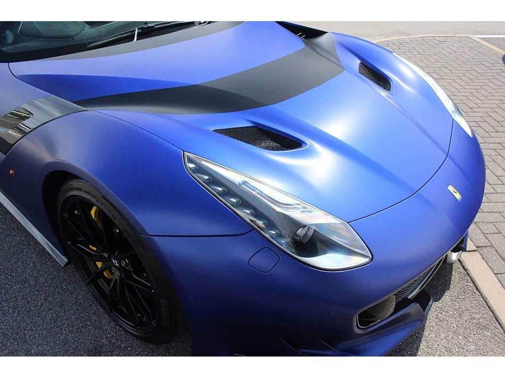 Ferrari-F12-Used-10 55-Mile Ferrari F12tdf Is A Matte Blue Million-Dollar Masterpiece