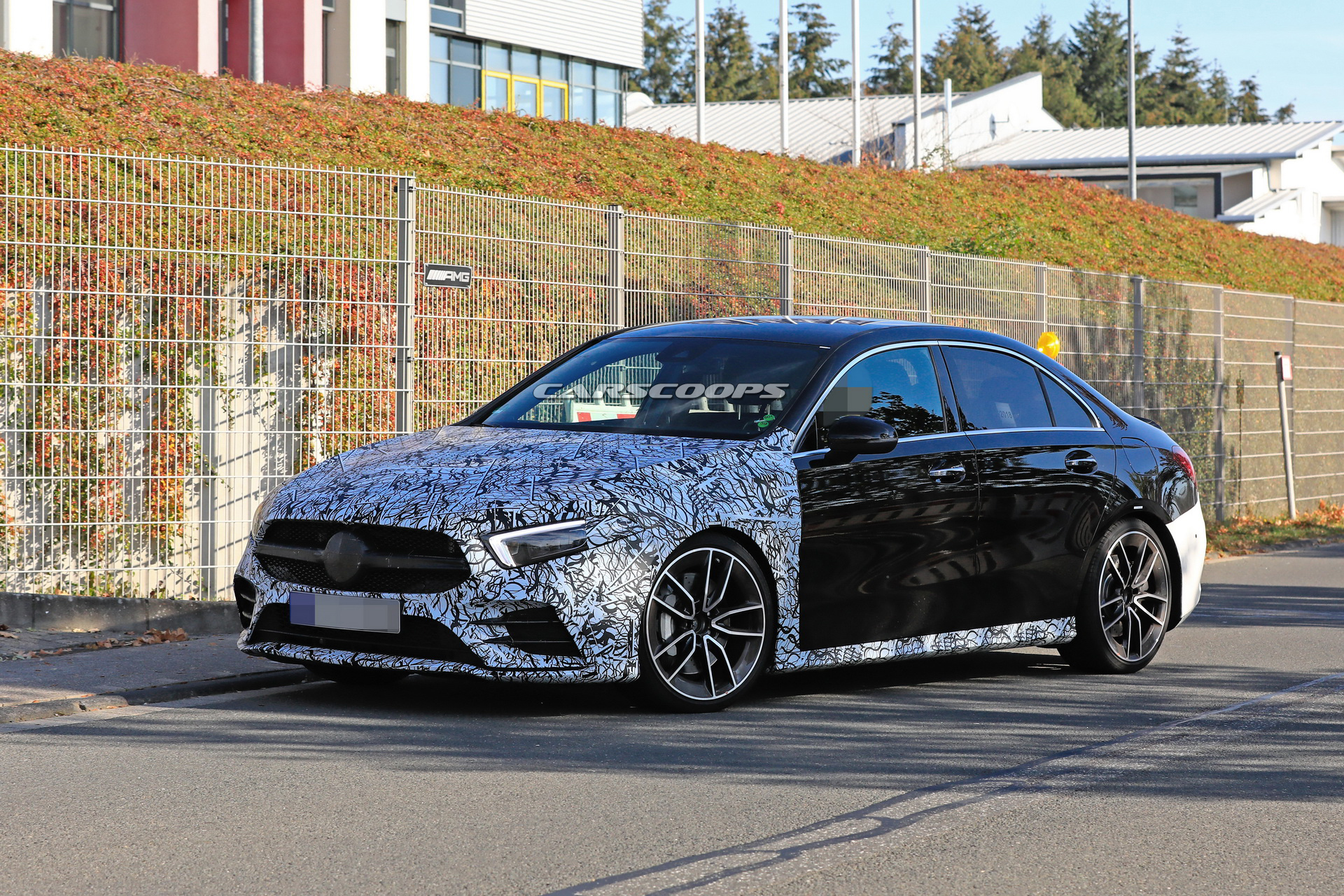 2019 mercedes amg a35 sedan spy 12 2019 Mercedes-AMG A35 Sedan Prototype Leaves Little To The Imagination