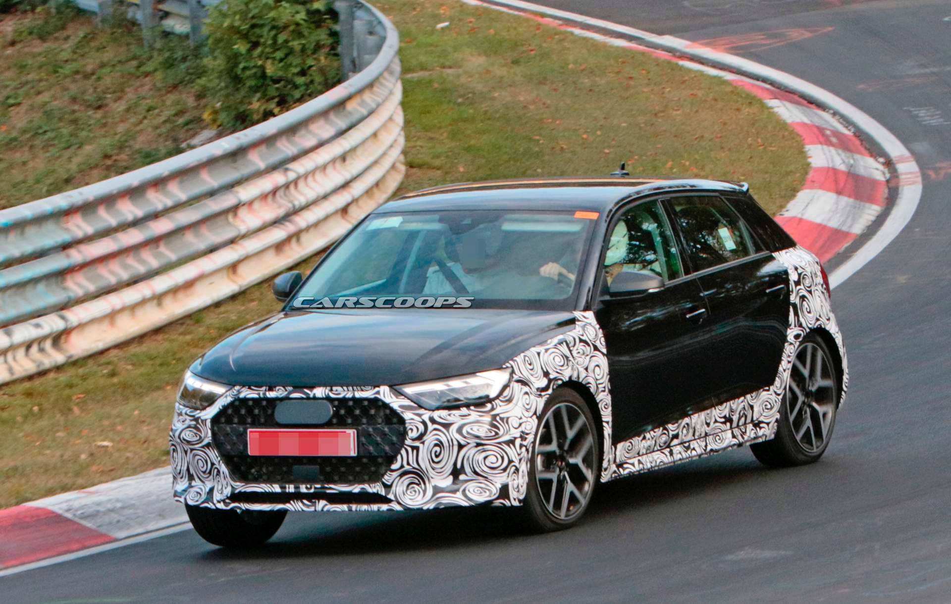 Audi A1 Allroad spy shots 15 All-New Audi A1 Spied Developing An Allroad Personality