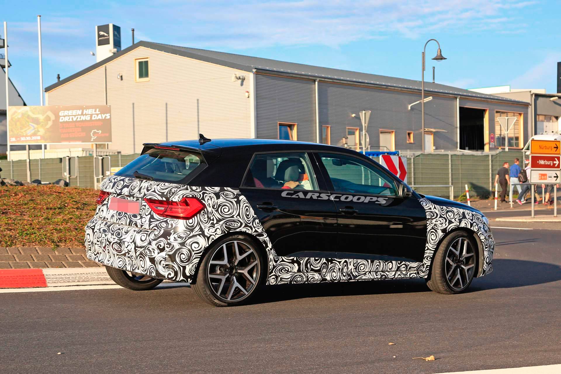 Audi A1 Allroad spy shots 9 All-New Audi A1 Spied Developing An Allroad Personality
