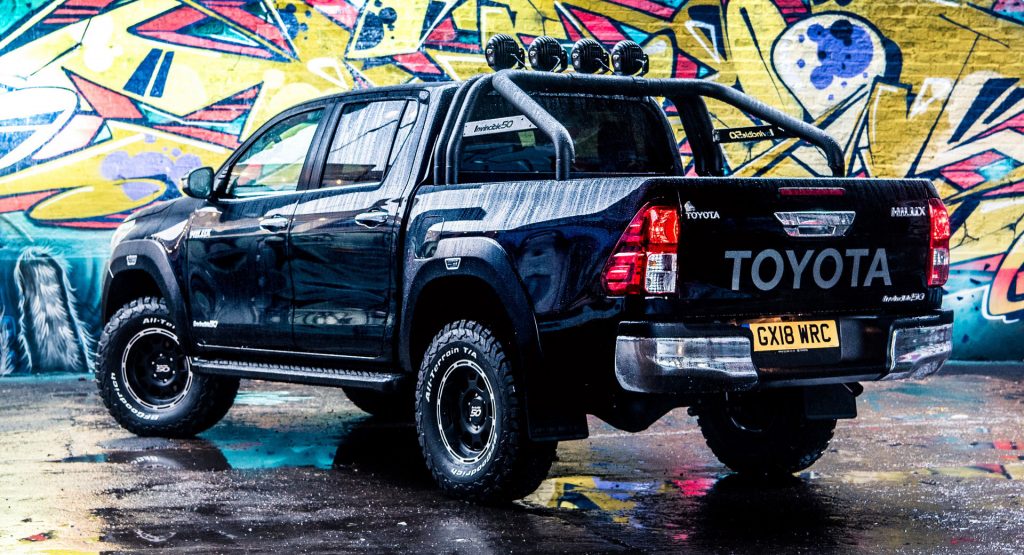  New Toyota HiLux Invincible 50 Looks Like A Modern ‘Back To The Future’ Movie Car